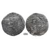 Image 1 : Potosí, Bolivia, cob 8 reales, Philip II, P-B (3rd period).