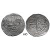 Image 1 : Potosí, Bolivia, cob 8 reales, Philip III, P-R (curved leg).