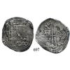 Image 1 : Potosí, Bolivia, cob 8 reales, Philip III, P-Q.