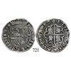Image 1 : Potosí, Bolivia, cob 4 reales, Philip II, P-L to left (2nd period), scarce.