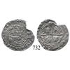 Image 1 : Potosí, Bolivia, cob 2 reales, Philip II, P-B (2nd period), "Great Module."