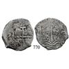 Image 1 : Potosí, Bolivia, cob 8 reales, 1699F.