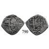 Image 1 : Potosí, Bolivia, cob 2 reales, 1727Y, Louis I, rare with LVIS in legend.