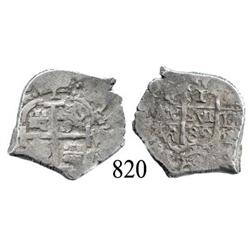 Potosí, Bolivia, cob 1 real, 1689VR.