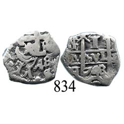 Potosí, Bolivia, cob 1 real, 1748q.