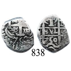 Potosí, Bolivia, cob 1 real, 1750E.