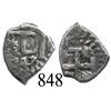 Image 1 : Potosí, Bolivia, cob ½ real, 1747/7, Ferdinand VI.