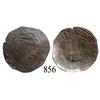 Image 1 : Santo Domingo, Dominican Republic, copper 4 maravedís, Charles-Joanna, assayer oF to left, with key 