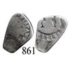 Image 1 : Guatemala City, Guatemala, cob 1 real, 1735/4(J), rare overdate.