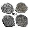 Image 1 : Lot of 2 Guatemala City, Guatemala, cob 1 reales: 1736J and date not visible.