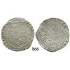 Image 1 : Seville, Spain, 4 reales, Ferdinand-Isabel, assayer Gothic P in middle of reverse.