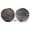 Image 1 : Granada, Spain, cob 4 reales, Philip II, assayer F.