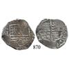 Image 1 : Toledo, Spain, cob 4 reales, Philip III or IV, assayer P.