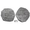 Image 1 : Toledo, Spain, cob 4 reales, 1622P, scarce.
