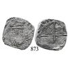 Image 1 : Spain (mint uncertain), cob 4 reales, 1633, assayer not visible, rare.