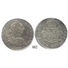 Image 1 : Potosí, Bolivia, bust 8 reales, Charles IV transitional (bust of Charles III, ordinal IV), 1789PR.