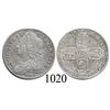 Image 1 : London, England, sixpence, George II, 1746, with LIMA below bust.