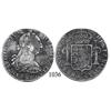 Image 1 : Guatemala City, Guatemala, bust 8 reales, Charles IV transitional (bust of Charles III, ordinal IV),