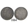 Image 1 : Guatemala City, Guatemala, bust 1 real, Ferdinand VII transitional (bust of Charles IV), 1808M.