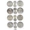 Image 1 : Lot of 4 Guatemala ¼ reales, 1873/2P (2), 1875/3P, and 1876P.