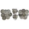 Image 1 : Eight-coin mini-collection of UNC Guatemala City, Guatemala ¼ reales, 1889 (6), 1890 and 1891.