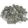Image 1 : Large lot of 240 Guatemala City, Guatemala, "sun-over-volcanoes"-type ¼ reales, 1872-93.