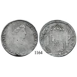 Durango, Mexico (War for Independence), bust 8 reales, Ferdinand VII, 1816MZ.