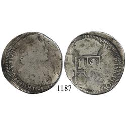 Zacatecas, Mexico (War for Independence), bust 8 reales, Ferdinand VII, 1811, scarce.