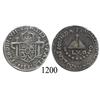 Image 1 : Zacatecas, Mexico (War for Independence), bust 2 reales, Ferdinand VII, 1811, LVO provisional coinag