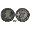 Image 1 : Zacatecas, Mexico (War for Independence), bust 2 reales, Ferdinand VII, 1818AG.