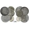 Image 1 : Mixed lot of 7 Zacatecas, Mexico (War for Independence), bust 2, 1 and ½ reales, Ferdinand VII, 1819