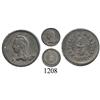 Image 1 : Zacatecas, Mexico, ¼ real, 1842/1LR.