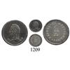 Image 1 : Mexico City, Mexico, ¼ real, 1842LR.