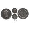 Image 1 : Mexico City, Mexico, ¼ real, 1843LR.