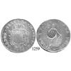 Image 1 : Philippines, 8 reales, "F 7" countermark on Lima, Peru, 8 reales, 1825JM, rare.