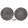 Image 1 : Barcelona, Spain, milled 2 reales, Charles III Pretender, 1711.