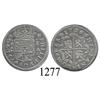 Image 1 : Madrid, Spain, milled 1 real "pistareen," Philip V, 1726/1A, unique overdate.