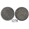 Image 1 : Seville, Spain, milled 1 real "half pistareen," Philip V, 1737P.