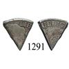 Image 1 : West Indies?, Contemporary 1/6 cut of a Potosí, Bolivia (Republic) 4 soles, 1800s.
