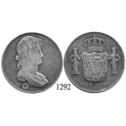 Bogotá, Colombia, silver 8 reales medal struck in 1938 for the 400th anniversary of the city from di