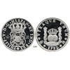 Image 1 : Mexico City, Mexico, 12-oz proof "pillar dollar" medal in .999 silver, 1988.