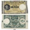 Image 1 : Puerto Rico (Spanish Department of Overseas Affairs), 1 peso compulsory "coin exchange" note, 1895.