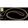 Image 1 : Long gold necklace of over 600 links.