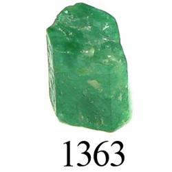 High-quality natural emerald crystal, 1.7 carats.