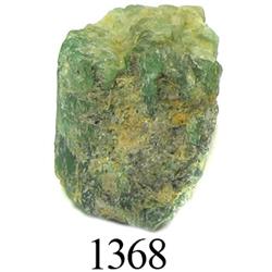 Crude natural emerald (medium, 12.2 carats).