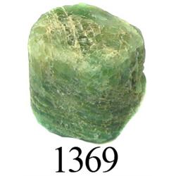 Crude natural emerald (small, 6.6 carats).