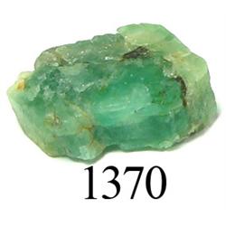 Crude natural emerald (small, 4.6 carats).