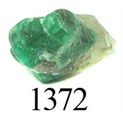 Crude natural emerald (small, 2.7 carats).