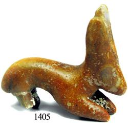 Pre-Columbian "Tonalaware" clay figurine (rabbit).