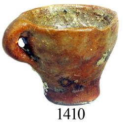 Pre-Columbian "Tonalaware" clay cup.